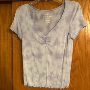 American Eagle Blue tie-dye